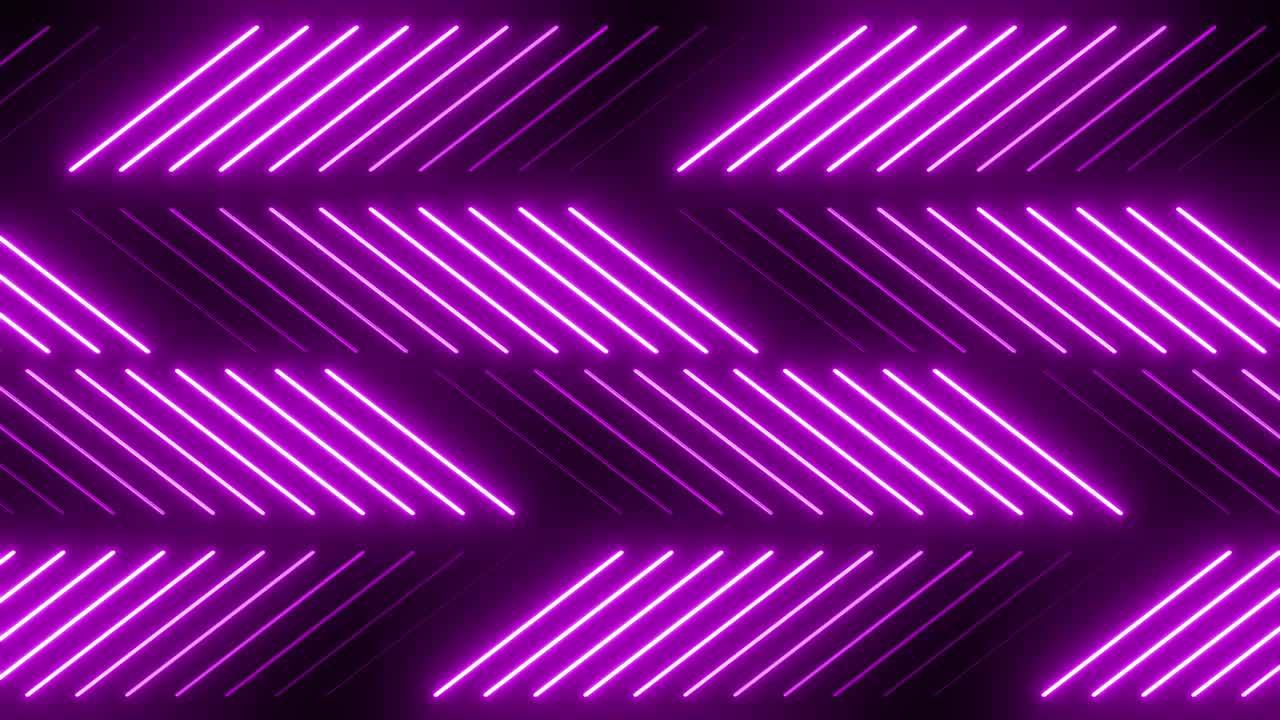 Lilla neon geometriske linjer bakgrunn