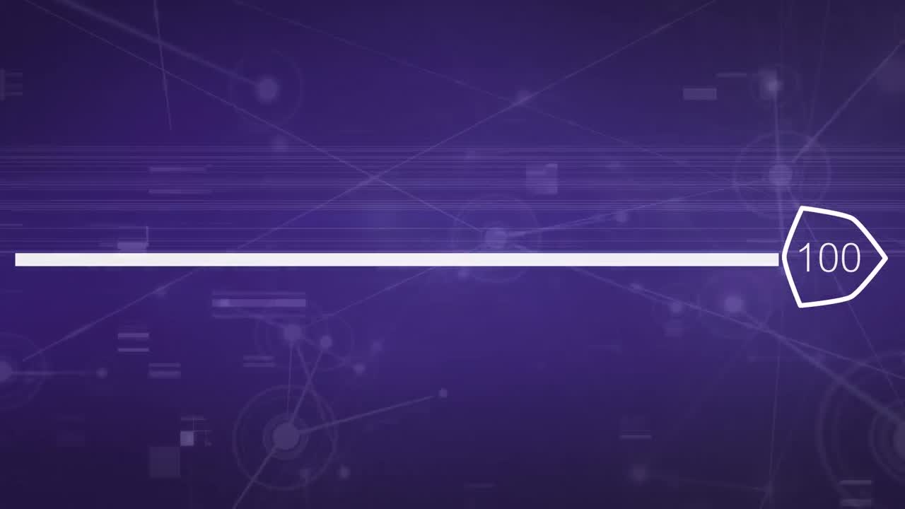 Animazione di rete di connessioni su interferenze.