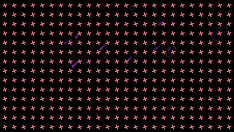animación de formas que se mueven sobre un fondo negro