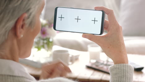 llamada de video de una mujer en una pantalla de teléfono de maqueta