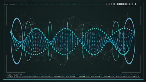 digitally generated dna structure