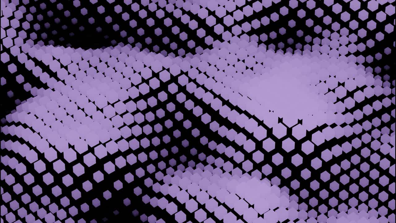 Abstract Purple Hexagon Pattern