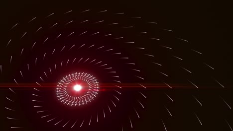 abstract spiral light design