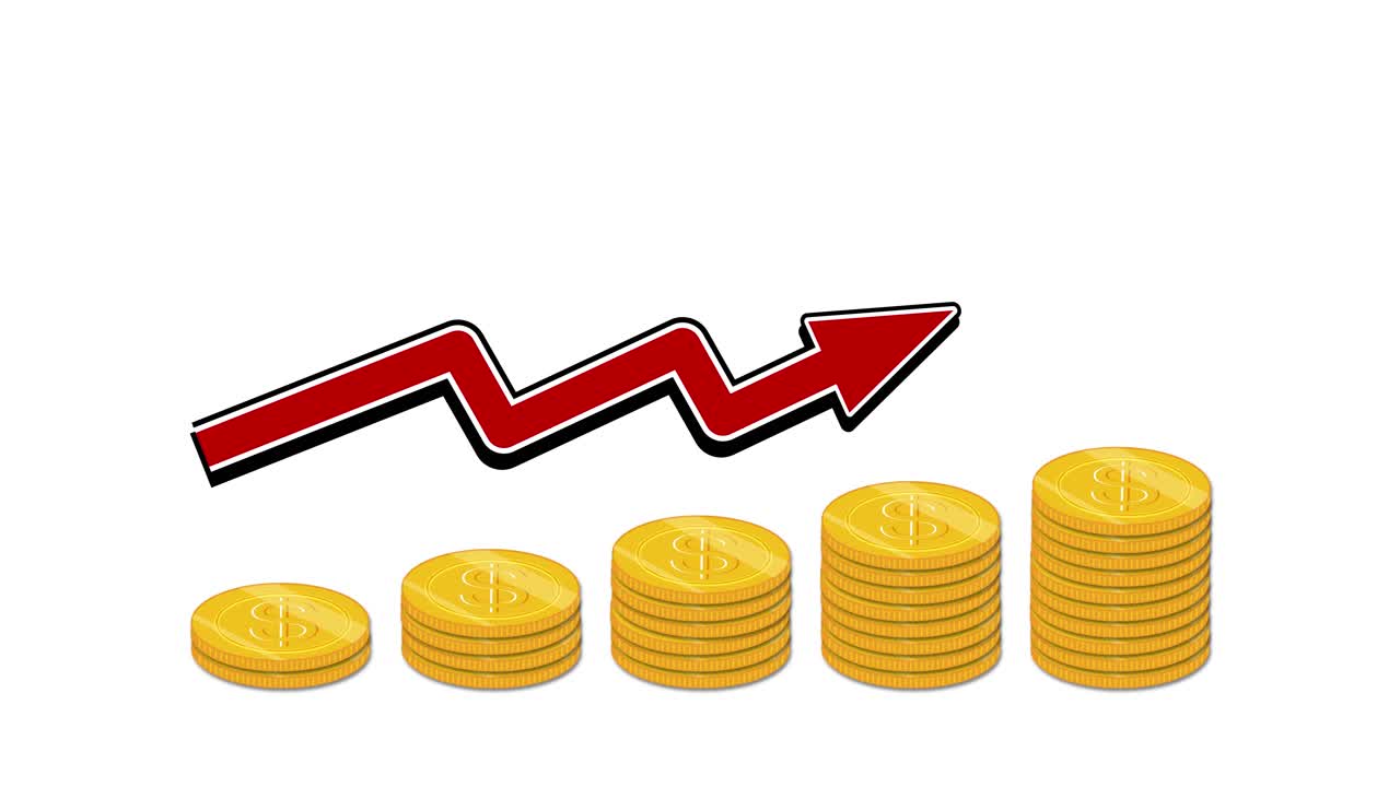 Animation depicting changes in economic indicators over time
