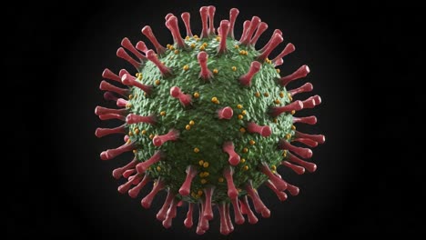detailed visualization of a virus structure, highlighting surface features and spikes for scientific analysis and educational purposes
