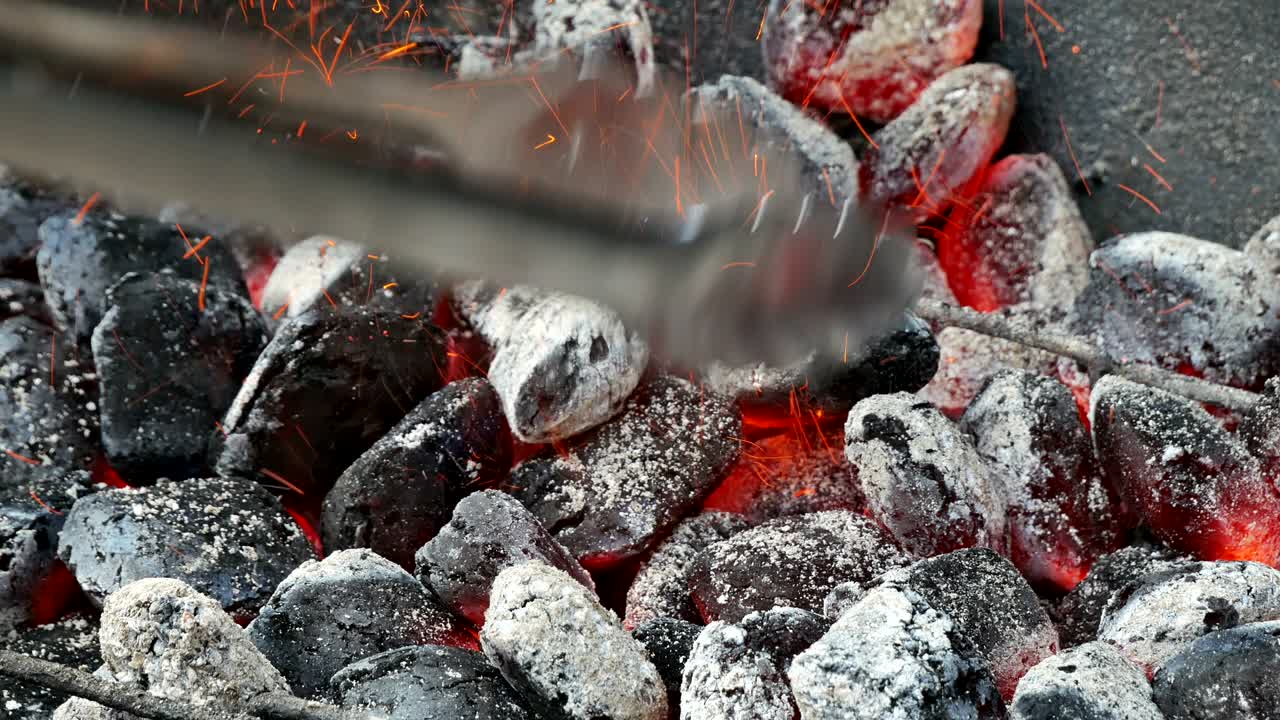 Smoking charcoal