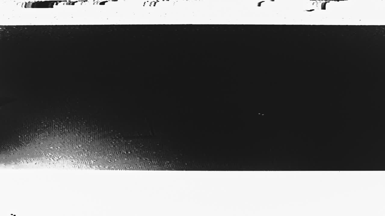 Real recordings of VHS weak signal glitches overlay