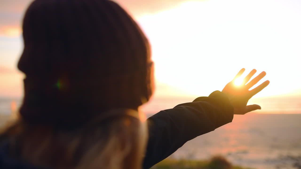 admirando la belleza de la naturaleza
