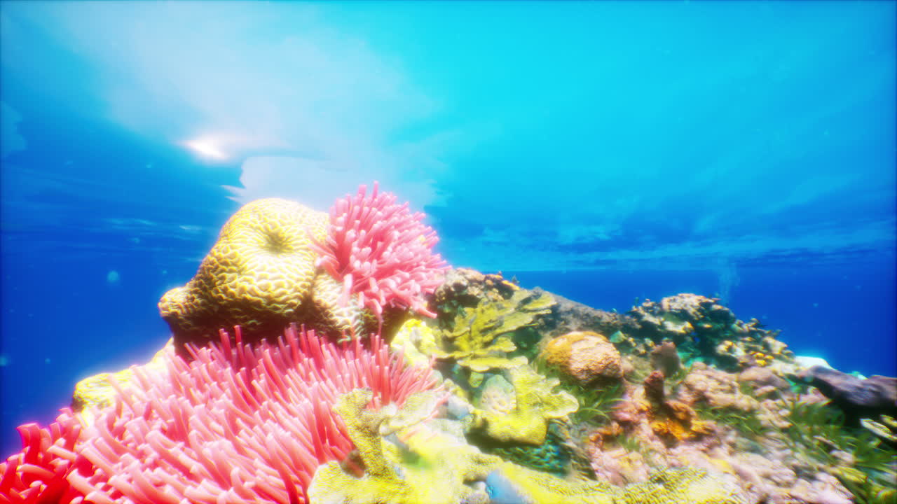 놀라운 수중 산호초