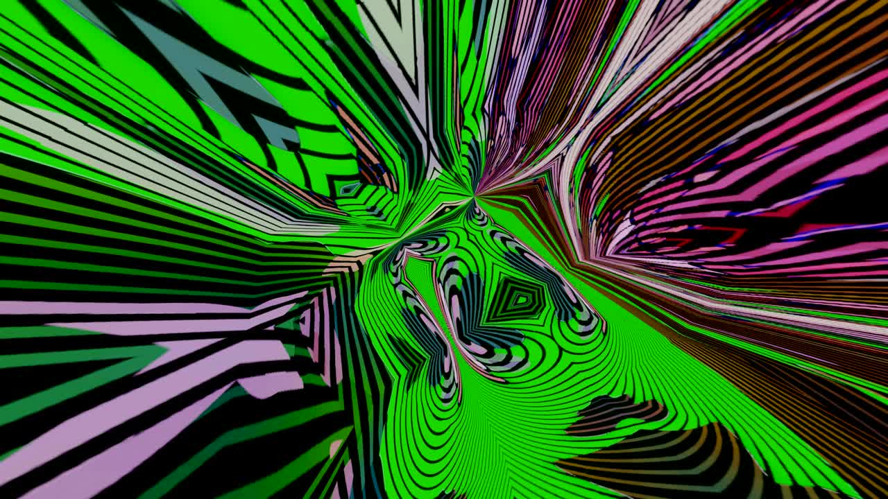 movimiento abstracto, colorido y suave infinito o bucle sin costuras.