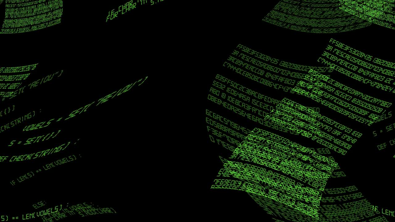 animatie van datastromen python en hex