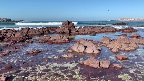 Ocean-landscape-and-wildlife-scenery-at-Riviera-Nayarit,-Mexico