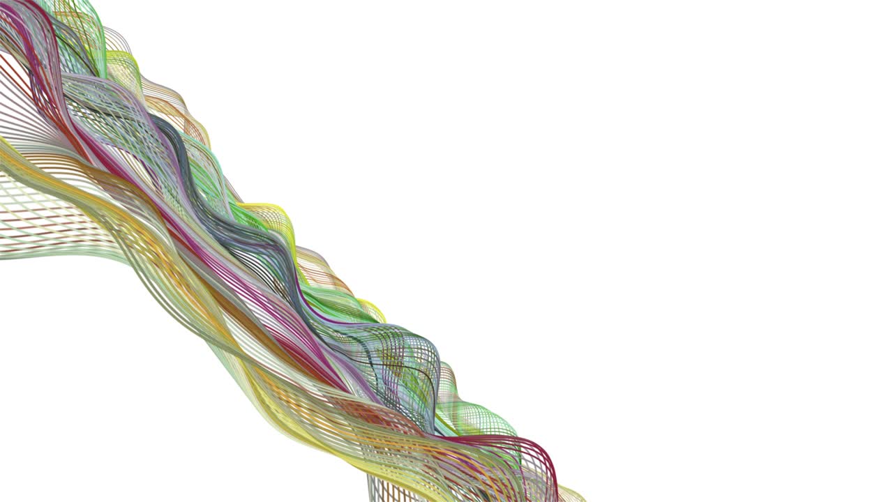 animación fantástica con objeto de onda de partículas en cámara lenta y espacio para texto, 4096x2304 bucle 4k