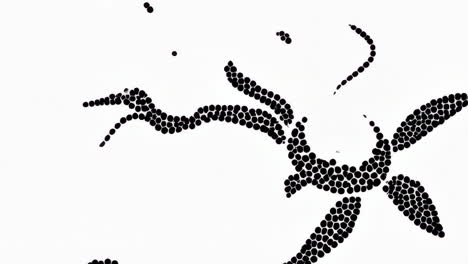 abstract black dot design