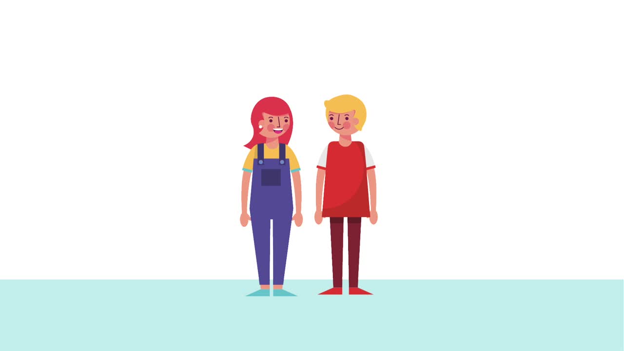 사람들 캐릭터 아바타