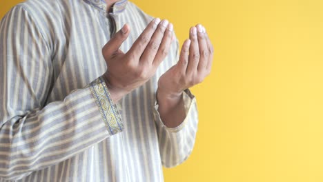 man praying