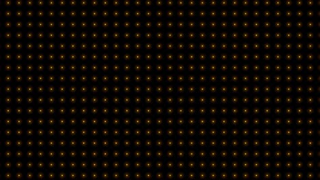 2d motion video. numerous yellow light bulbs flickered around and looked beautiful.