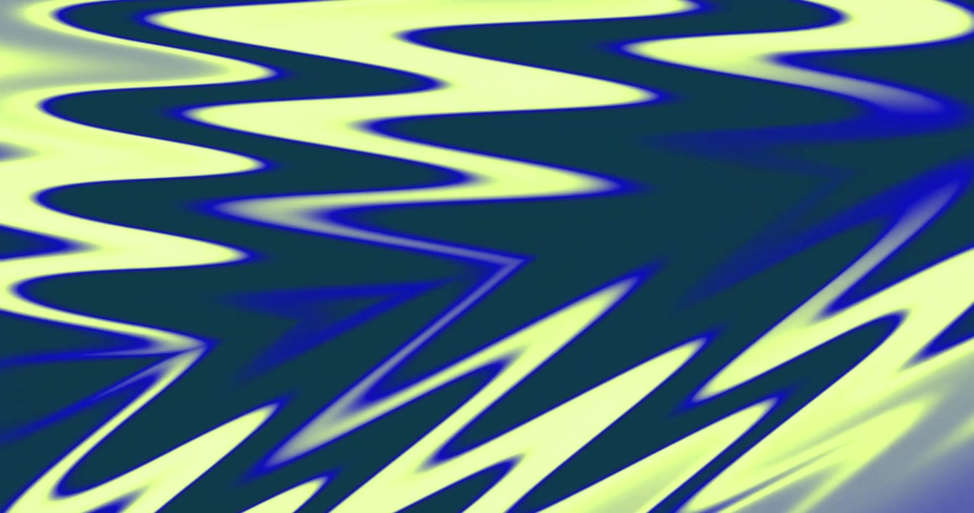 Abstract Wavy Lines Animation in Blue and Yellow