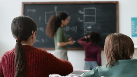 Classroom Math Lesson