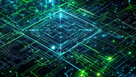 abstract circuit board design