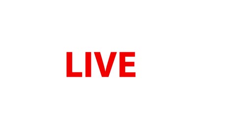 simple loop animation design live broadcast icon