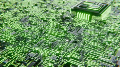 abstract circuit board