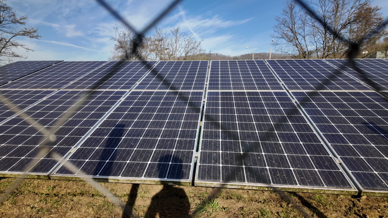 granja de paneles solares