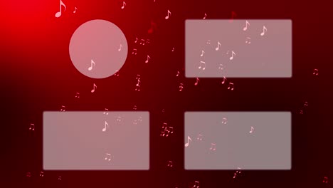 musical note particle gradation end card ending screen motion graphics