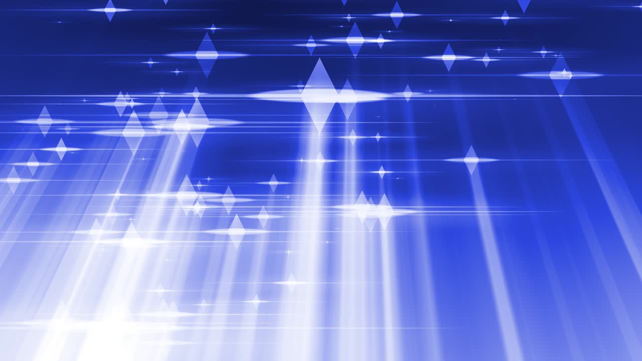 배경 루프, 입자, 빛의 광선으로 별