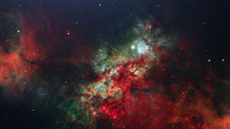 4k moving nebula clouds in the universe