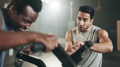 hombre, ciclismo y entrenador personal en motivación