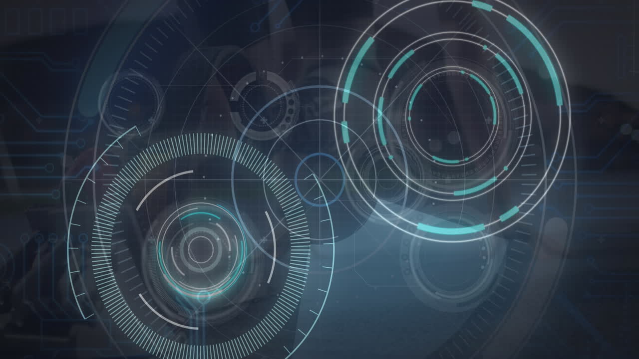 animación de escaneos y procesamiento de datos