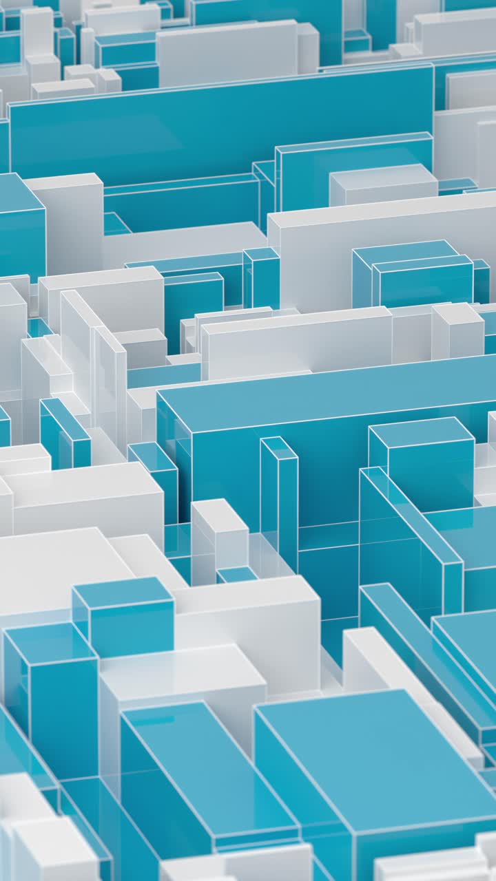Abstract Geometric Cubes Pattern