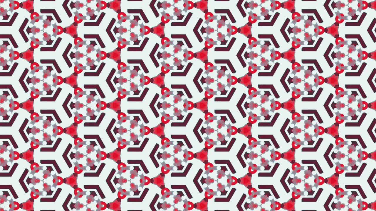 patrón giratorio geométrico rojo y morado, gráfico