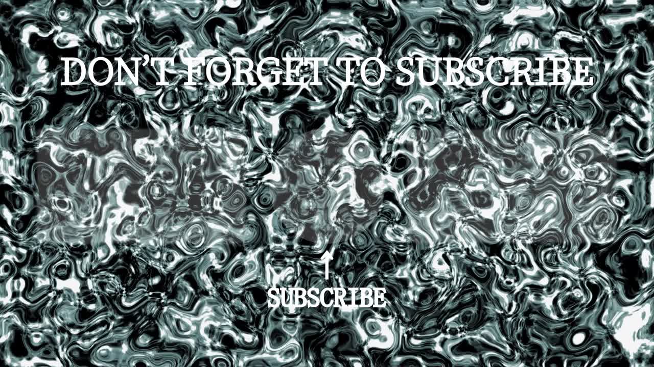 액체 금속 이동 엔드 카드 엔딩 스크린 모션 그래픽