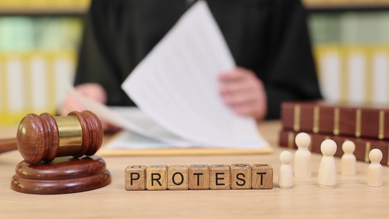 Images related to protest and justice