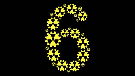 radioactive number six