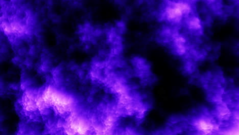 flowing mystical and deep purple cloud on dark space