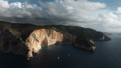aerial view of navagio beach, zakynthos, greece