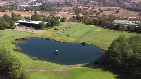 golf field in private club