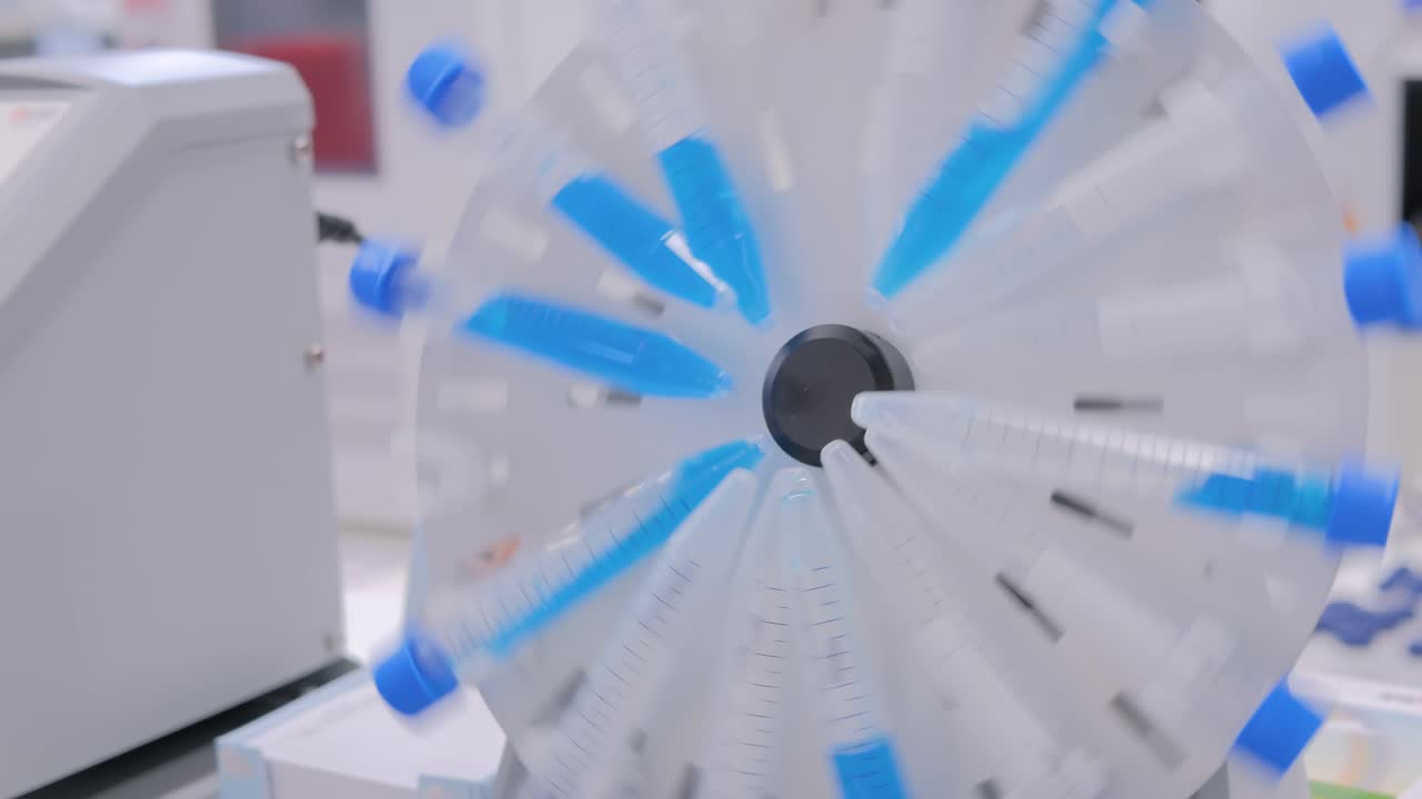 생물학적 플을 효과적으로 혼합하기 위한 디지털 원형 튜브 회전기 - 근접