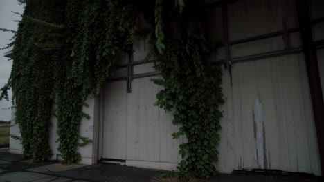 abandoned airport in cloudy weather