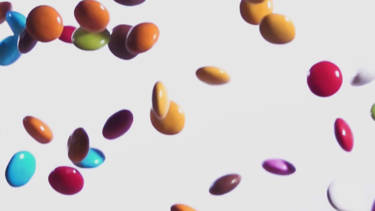 ducha de dulces cámara lenta