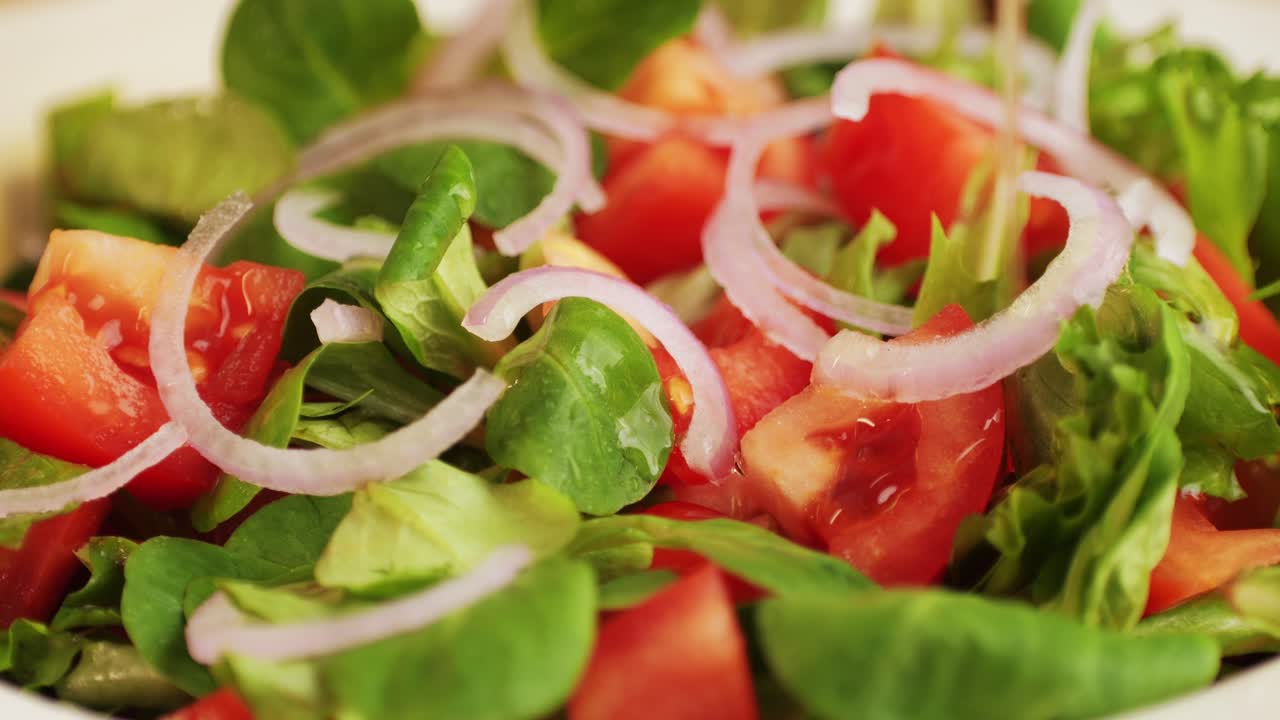 신선한 야채 샐러드