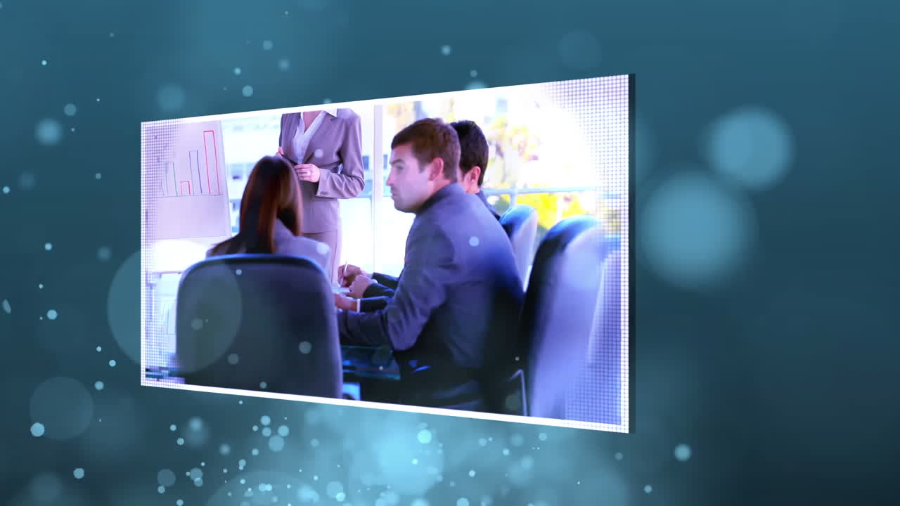 사업가들과의 애니메이션