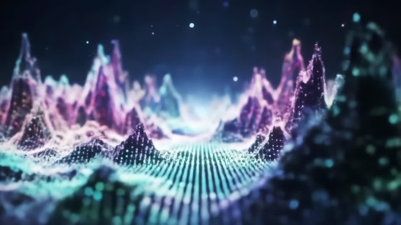 A Breathtaking Visual Journey Through Abstract Digital Landscapes of Vibrant Colors and Endless Depths that Captivates the Imagination and Inspires Creativity