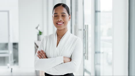 Smile,-arms-crossed-and-professional-with-business