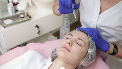 facial treatment at a medical spa