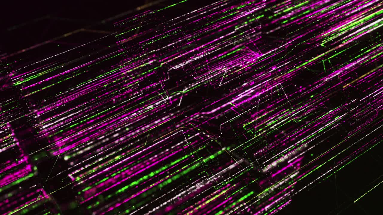 arte digital abstracto con líneas brillantes