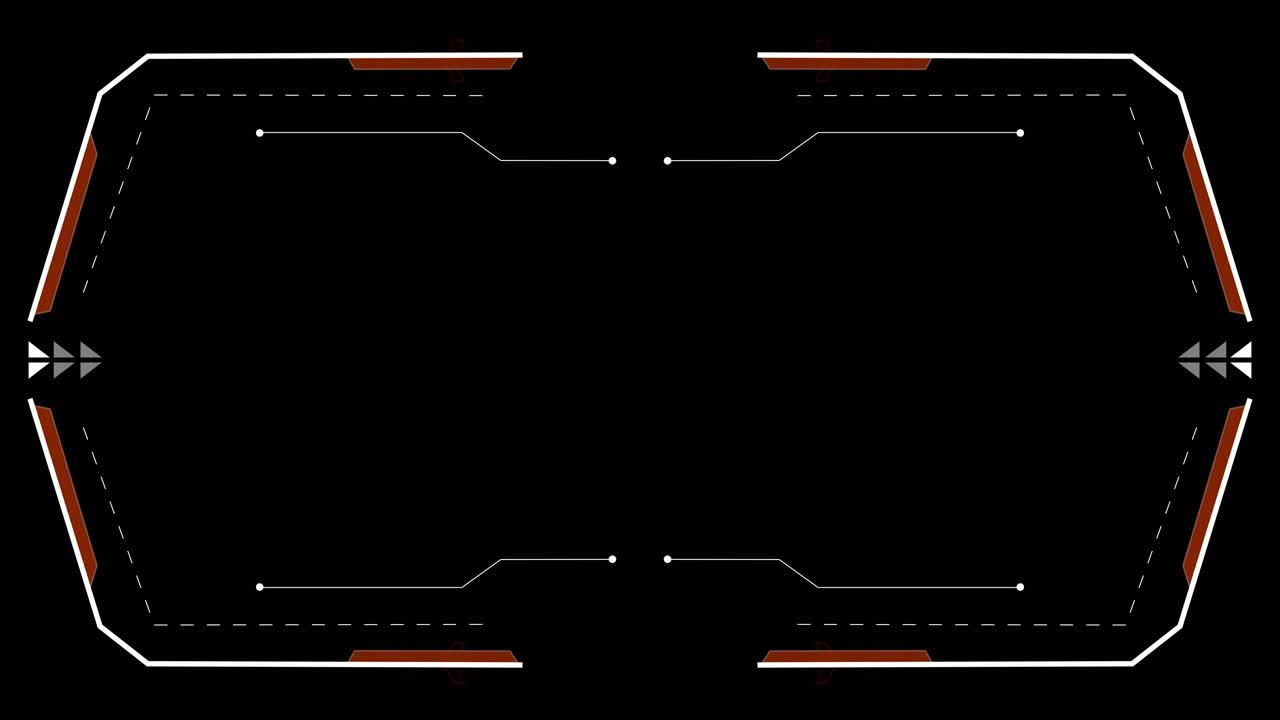 4k hud hitech futuristic display green screen channel tech science infographic elements graph waves